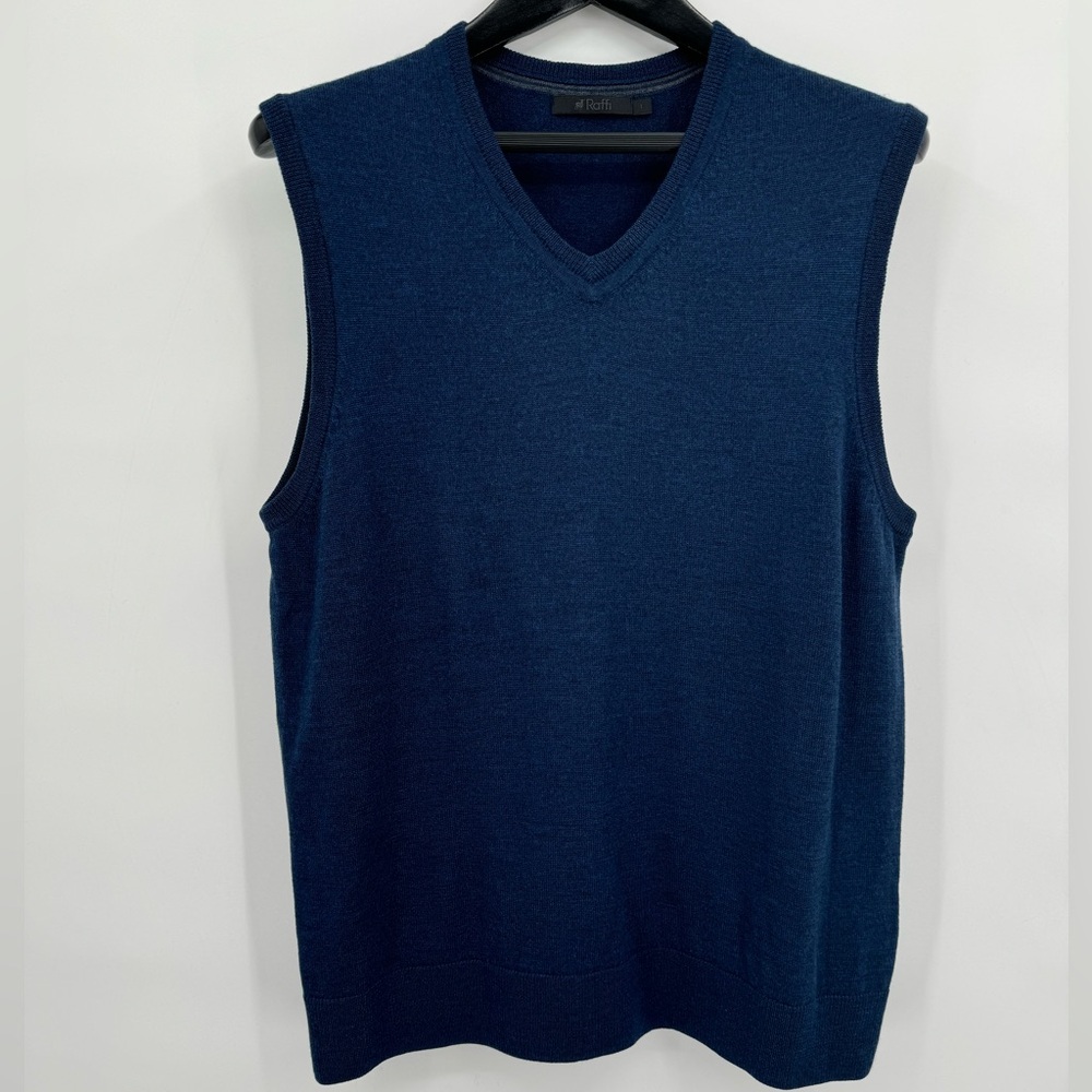 Raffi Linea Uomo Italian Merino Wool Sleeveless‎ Vest